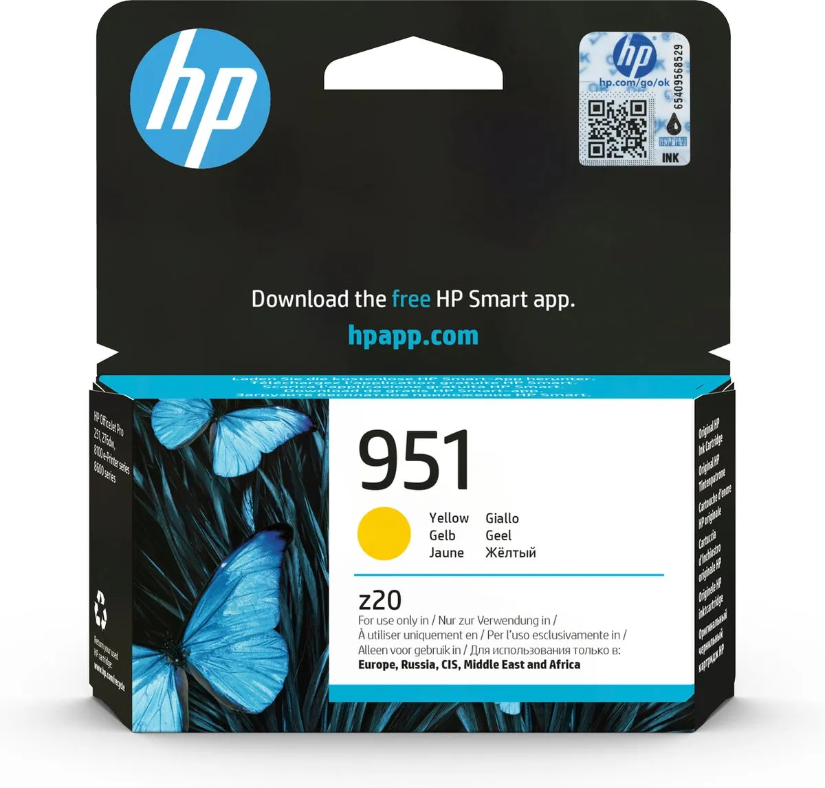 HP 951 Geel Inktcartridge CN052AE#303 - 8ml