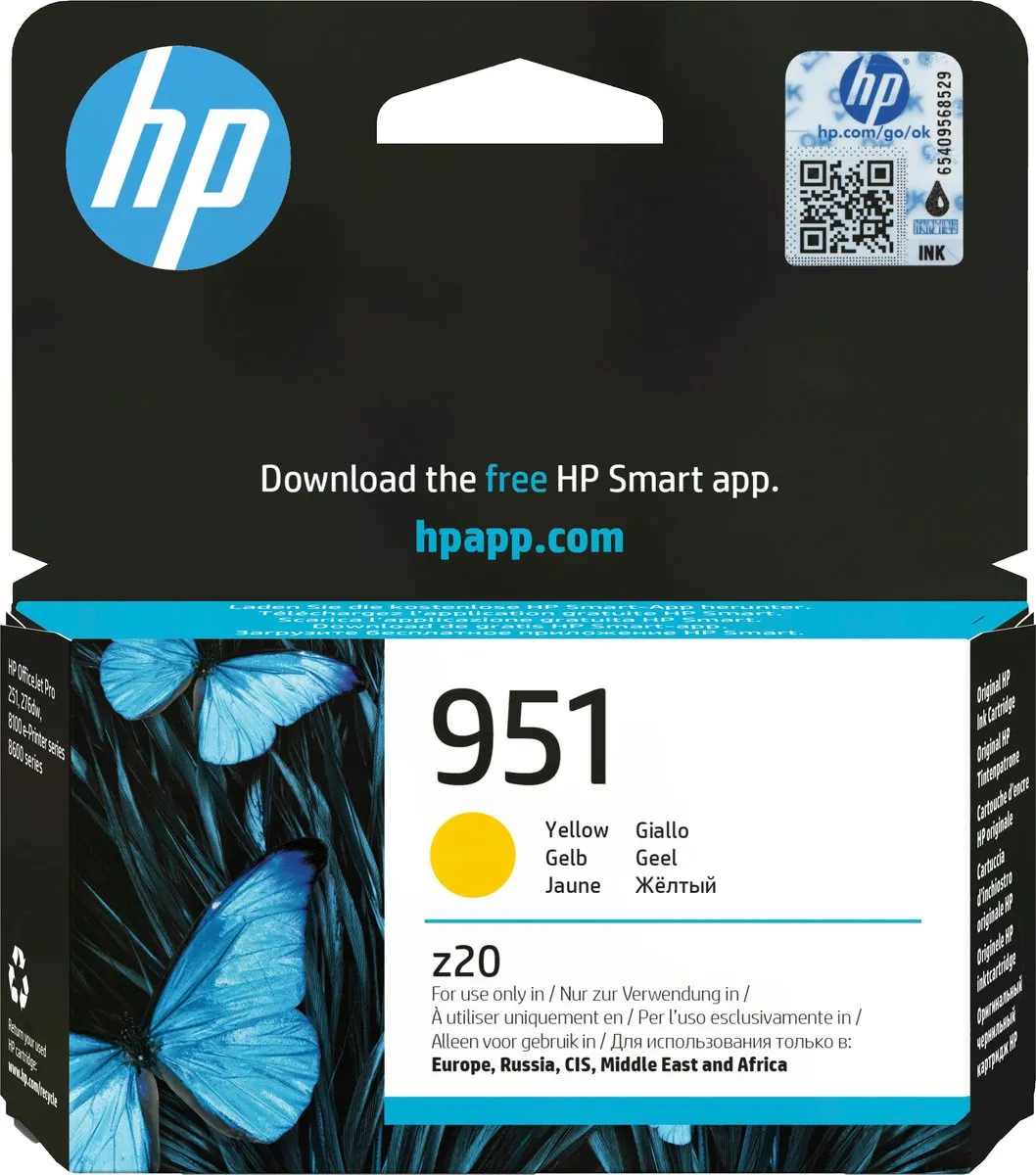 HP 951 Geel Inktcartridge CN052AE#303 - 8ml