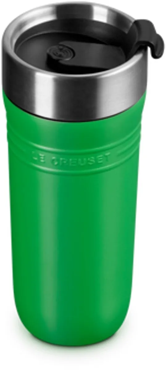 Le Creuset Thermosbeker Dubbelwandig On The Go 0,35 Liter Bamboo Green