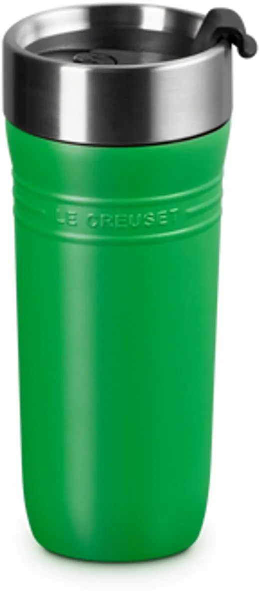 Le Creuset Thermosbeker Dubbelwandig On The Go 0,35 Liter Bamboo Green