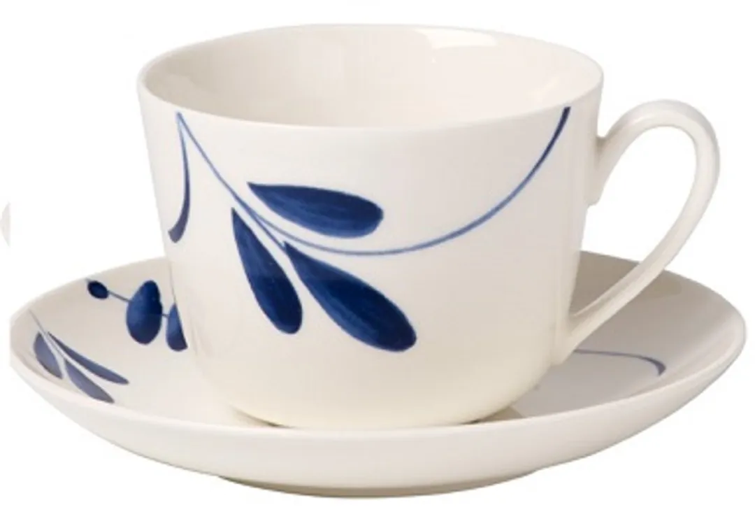 Villeroy & Boch Vieux Luxembourg Brindille Koffiekop 200ml - Blauw