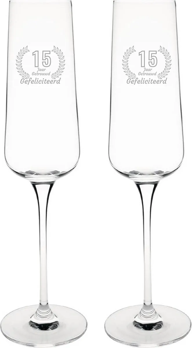 Olympia Gegraveerde Champagneglazen