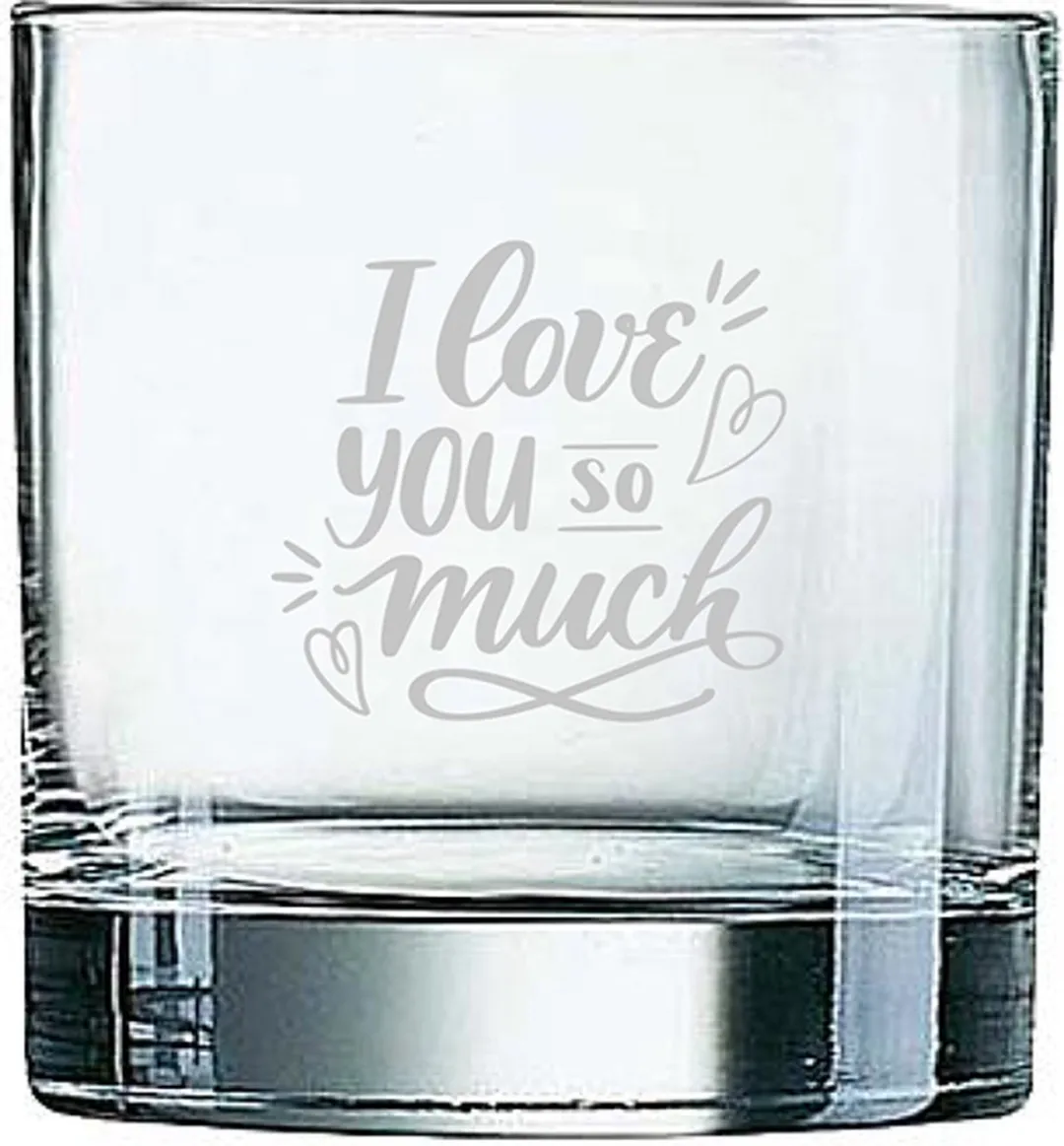 Arcoroc Whiskeyglas Gegraveerd 38cl