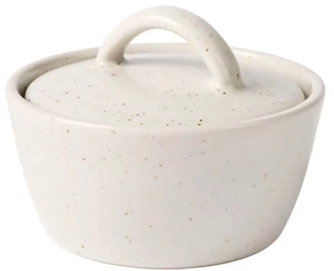 Broste Copenhagen Nordic Vanilla Servies Kom met deksel Ø8 x H6 cm - Bowl with Lid