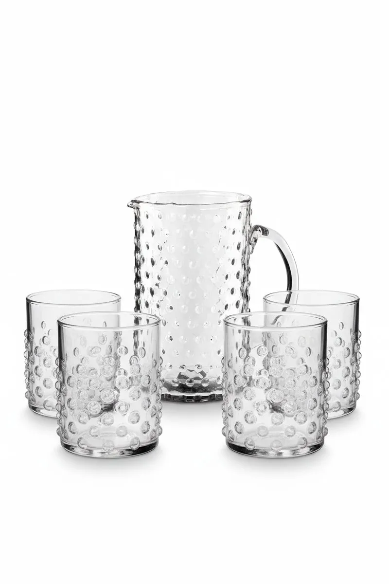 vtwonen Basic Glaswerk Set 57.020.040 - 5-delig - Zwart