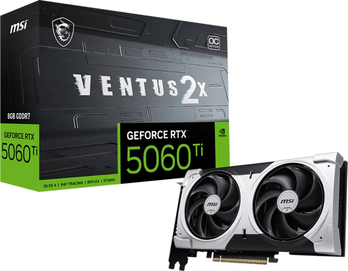 MSI GeForce RTX 5060 Ti 8G VENTUS 2X OC PLUS