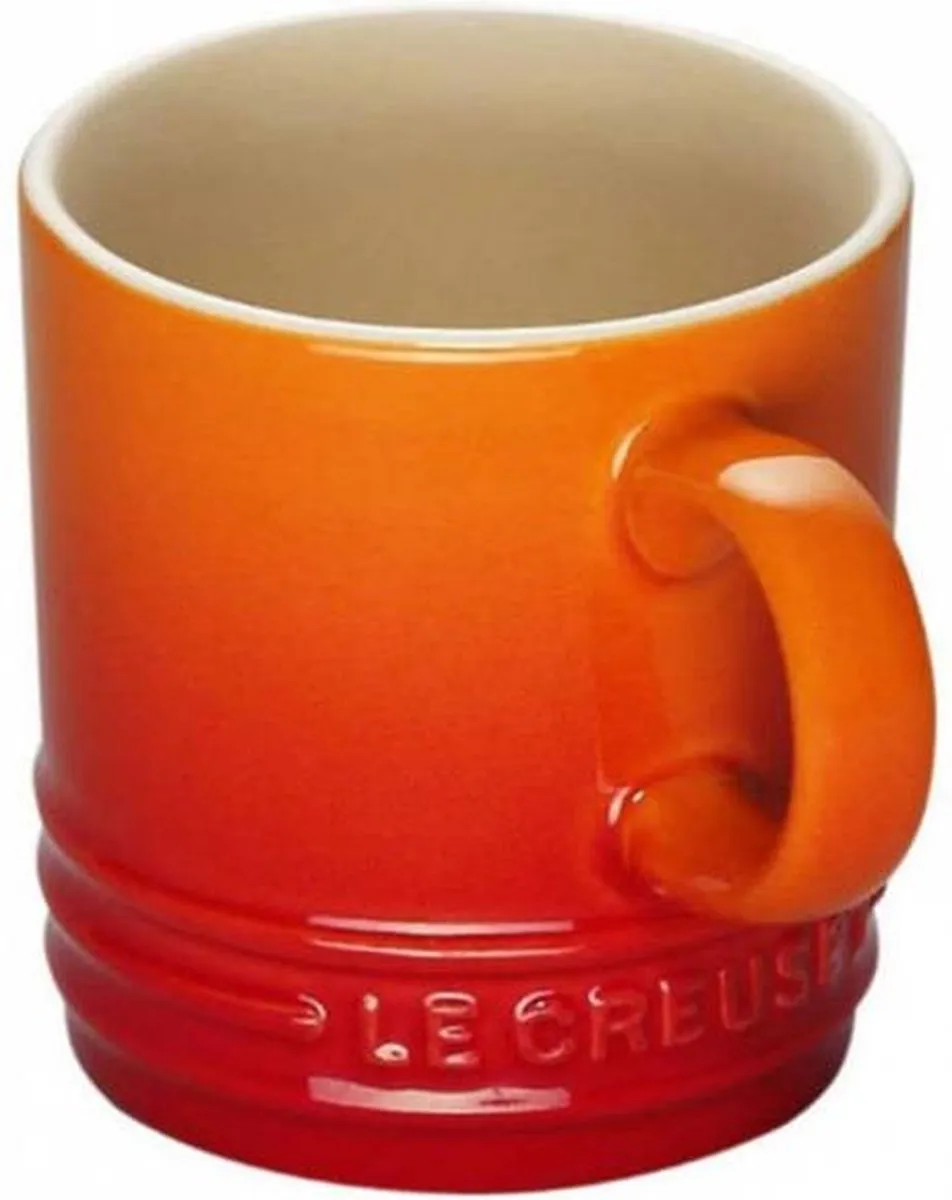 Le Creuset Mokken 350ml - 4 Stuks - Oranjerood - afbeelding 6 van 6