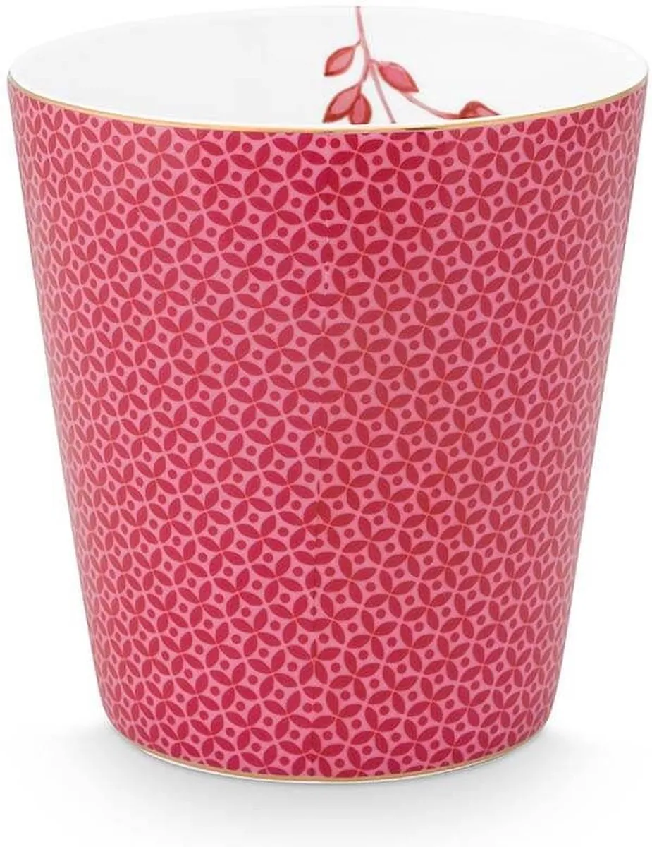 Pip Studio Mok Royal Tiles Dark Pink