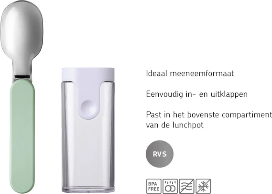Mepal Vouwlepel Ellipse Nordic black