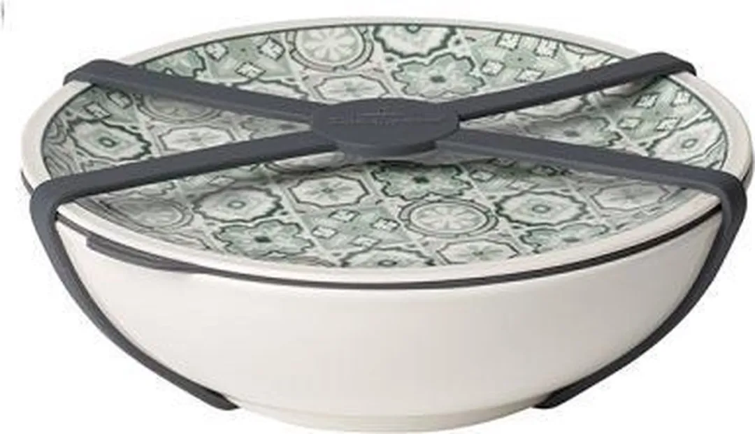 Villeroy & Boch To Go Jade Schaal L - Grijs/ Groen