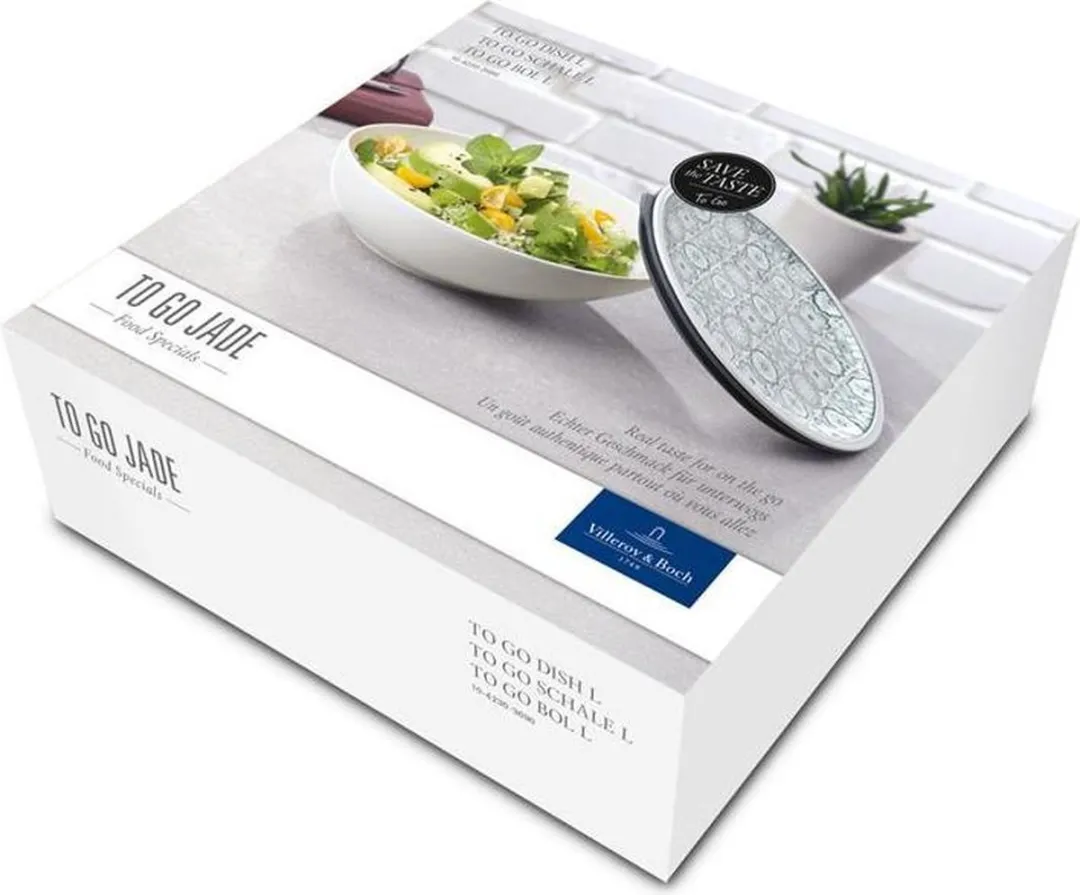 Villeroy & Boch To Go Jade Schaal L - Grijs/ Groen