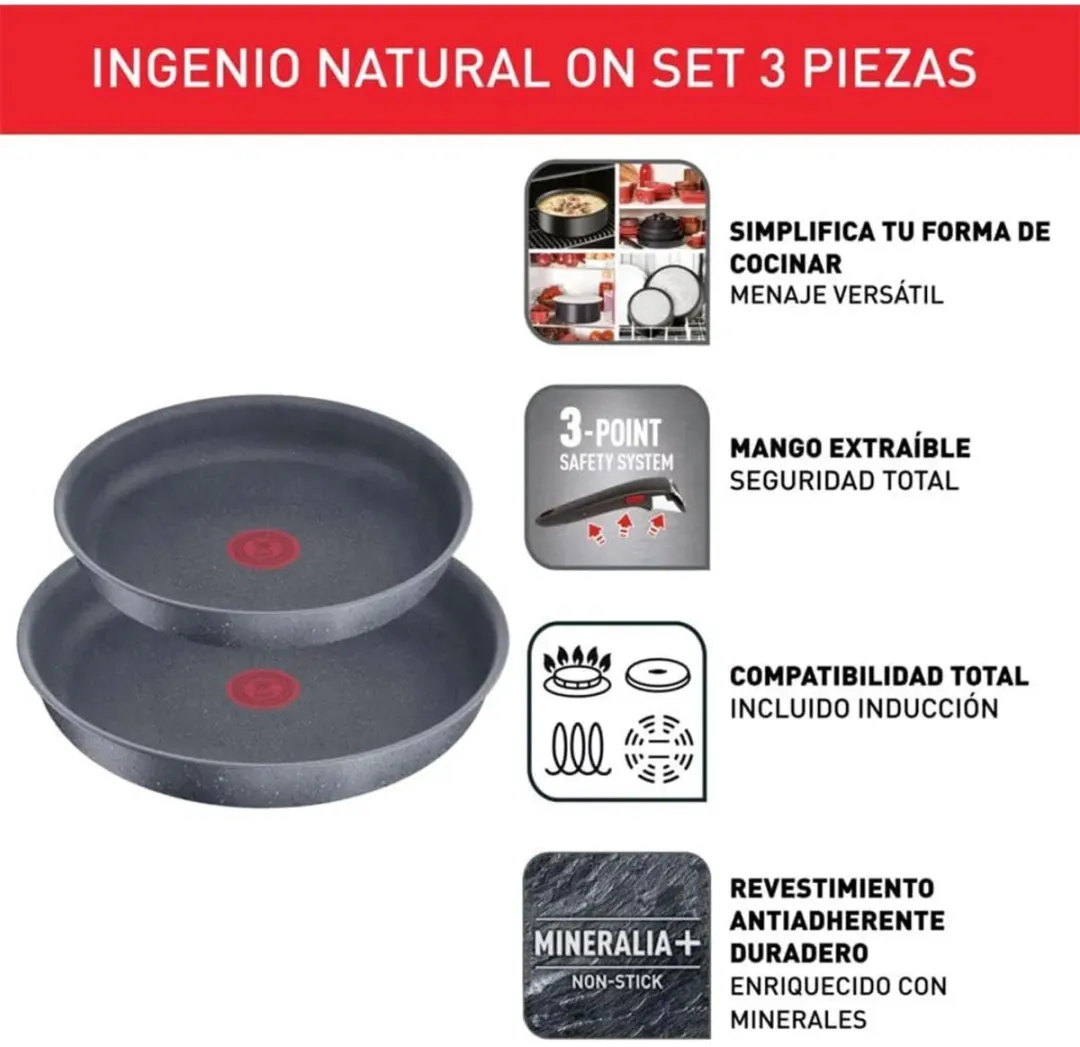 Tefal Ingenio L7669353 Multifunctionele Pan - 28cm - Zwart