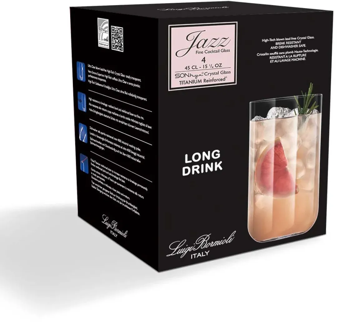 Luigi Bormioli Jazz Longdrinkglas 45cl - 6 Stuks