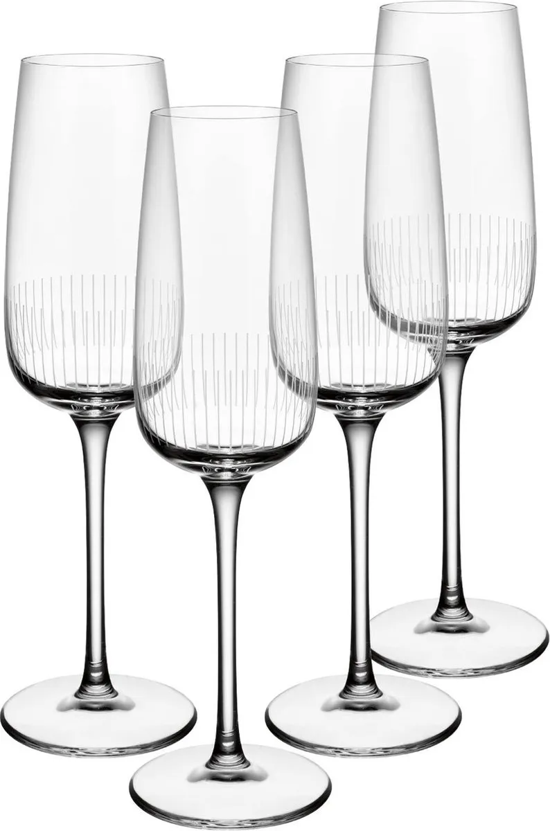 Villeroy & Boch Afina Champagnerglazen Set 4 Stuks