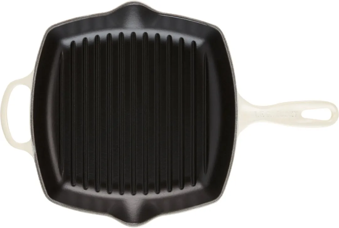 Le Creuset Grillpan Signature Meringue 26x26cm