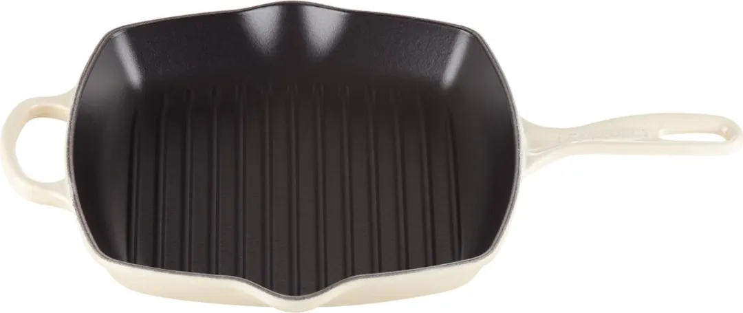 Le Creuset Grillpan Signature Meringue 26x26cm