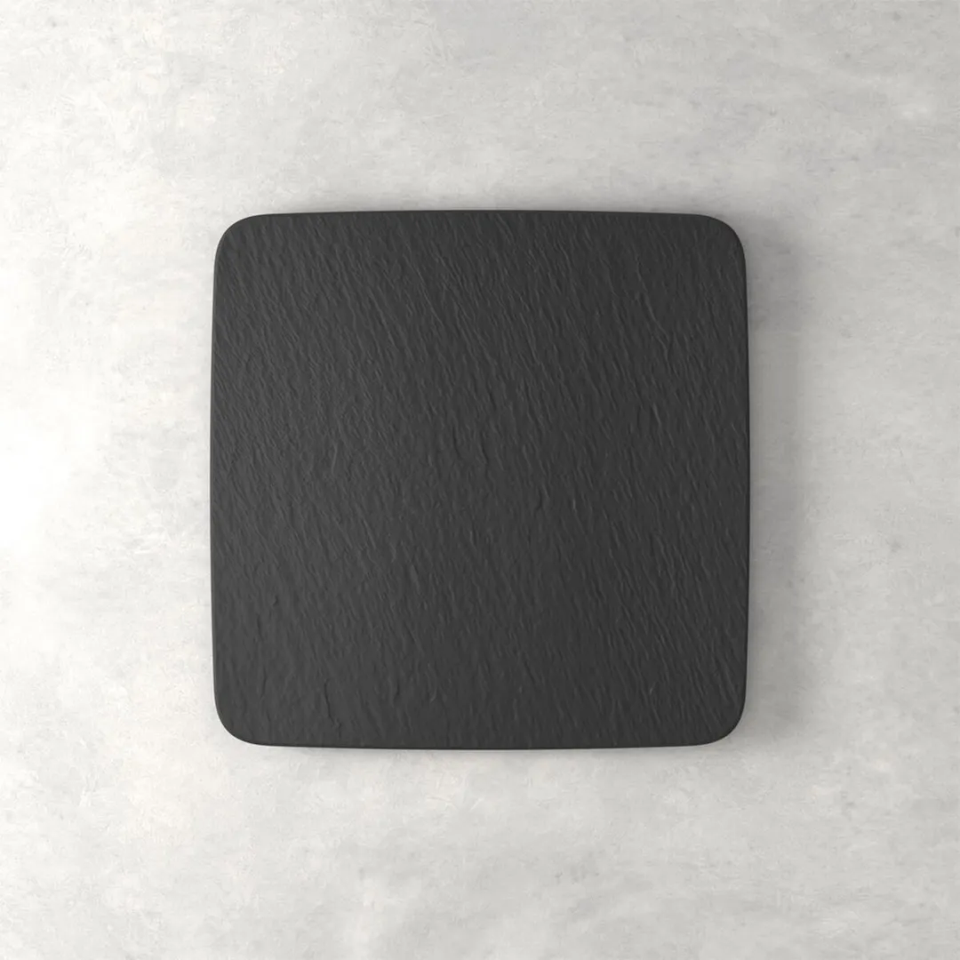 Villeroy & Boch Manufacture Rock Onderbord 33x33cm - Zwart