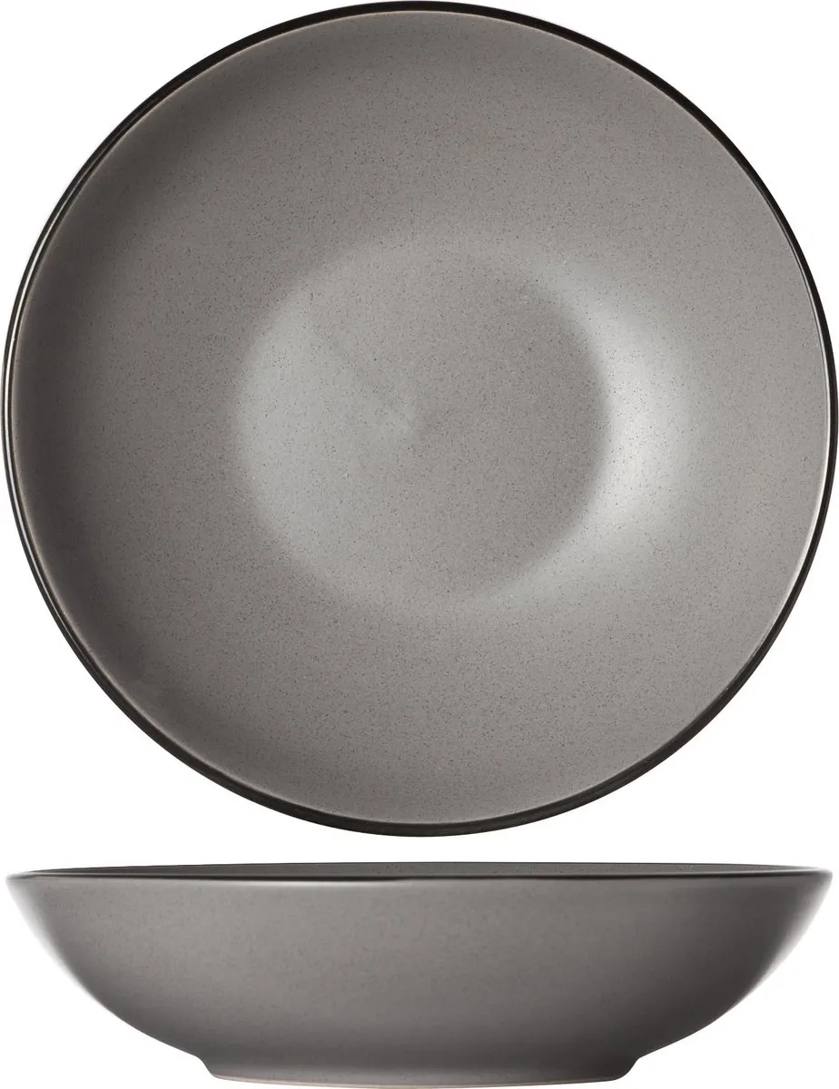 Cosy&Trendy Diep Bord Speckle Grijs 20cm