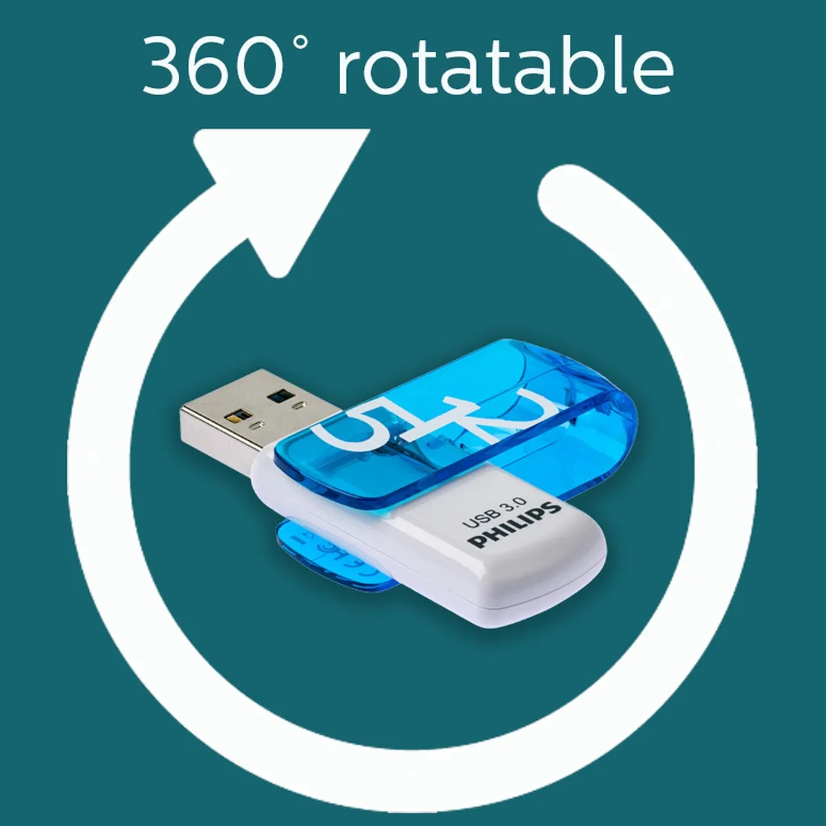 Philips Vivid Edition FM51FD001B/00 USB Stick 512GB - Wit