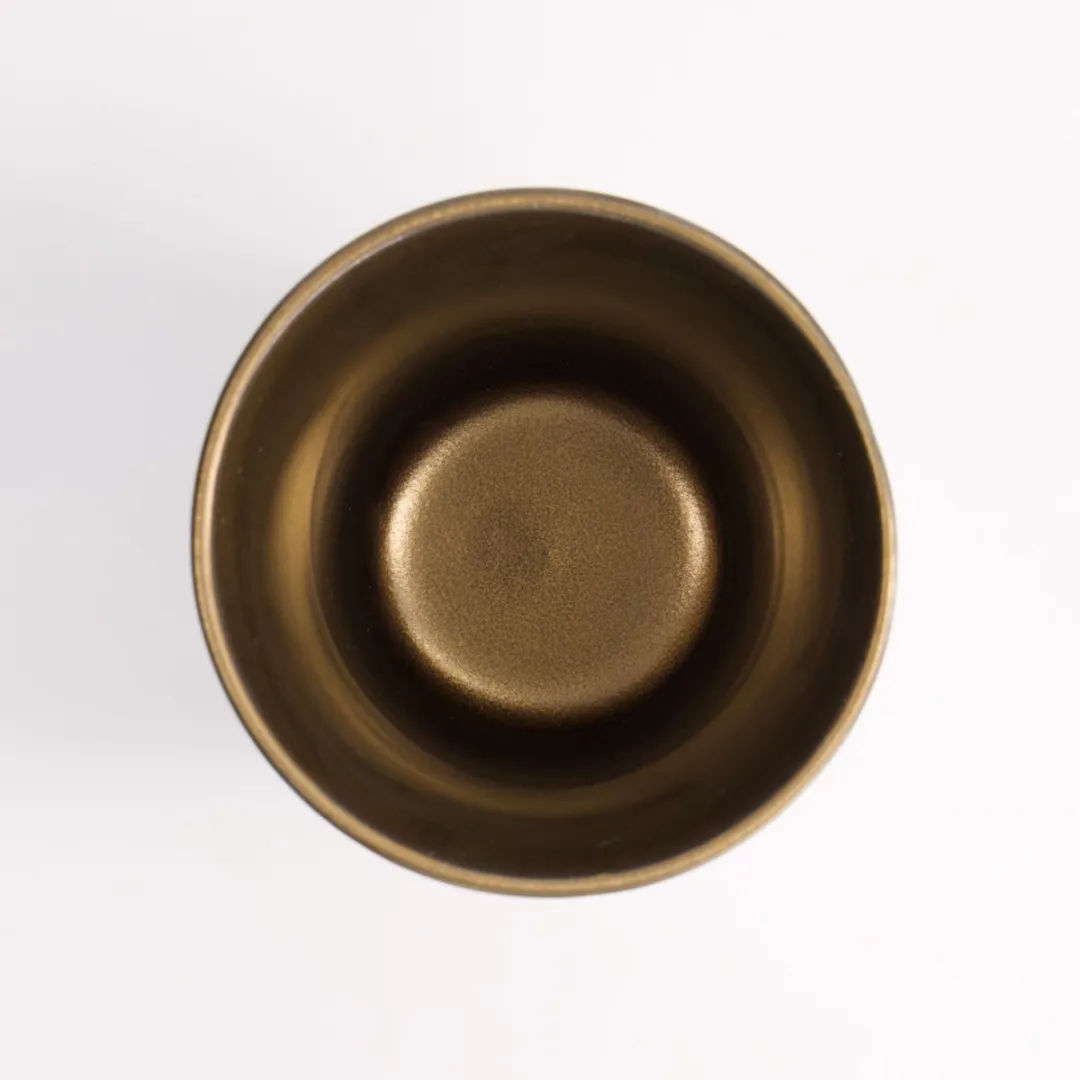 Tokyo Design Studio Craft Teacup 280ml - Wit/Goud - Zwart