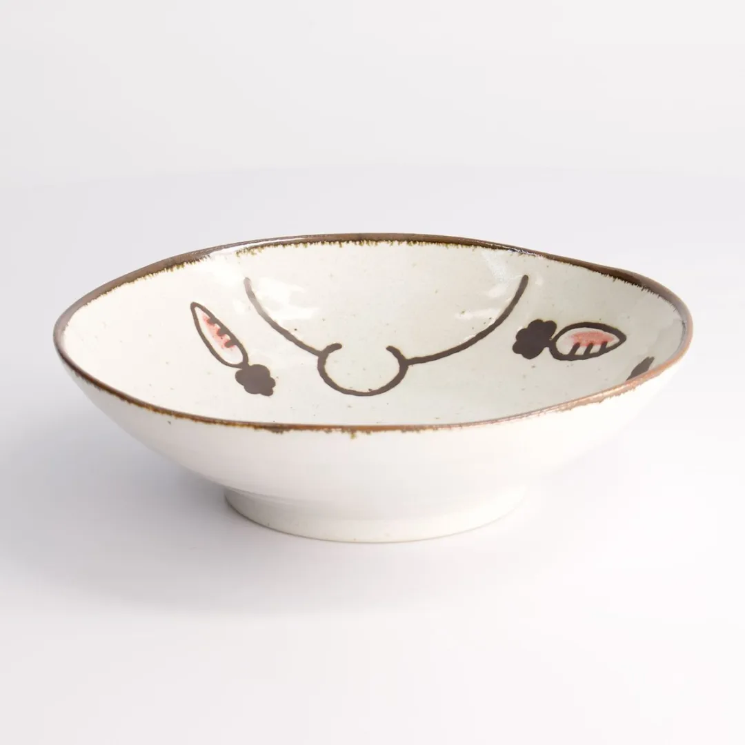 Tokyo Design Studio Kawaii Rabbit Usagi Shallow Bowl