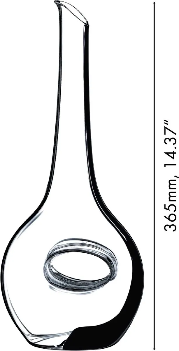 Riedel Decanteerkaraf Black Tie Occhio Nero - Handgemaakt - 750 ml