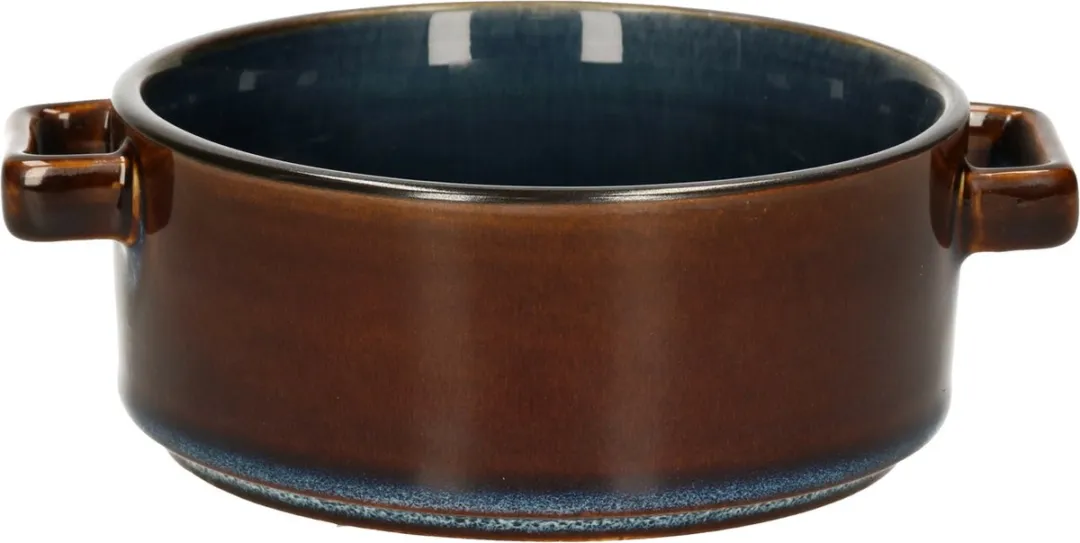 Cosy&Trendy Kommetjes Porselein D13 x 5.5cm - 4 Stuks - Blauw