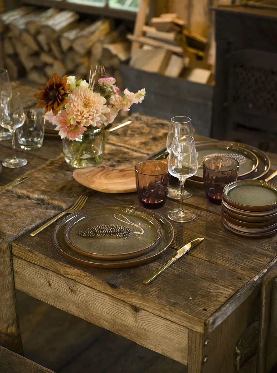 Cosy&Trendy Quintana Dessertbord - Ø22cm - Groen - afbeelding 6 van 6