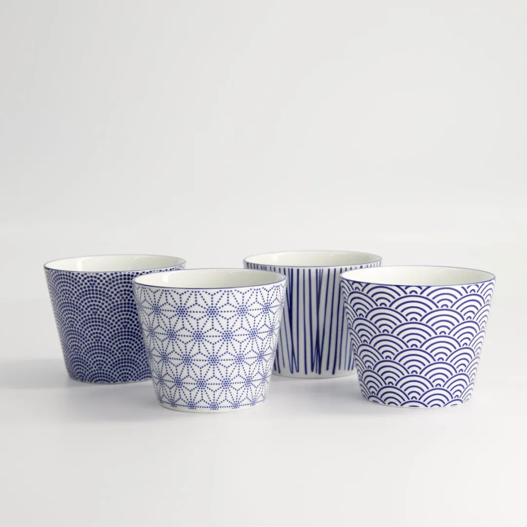 Tokyo Design Studio Nippon Blue Koffiekopjes 180ml - 4 Stuks - afbeelding 6 van 6
