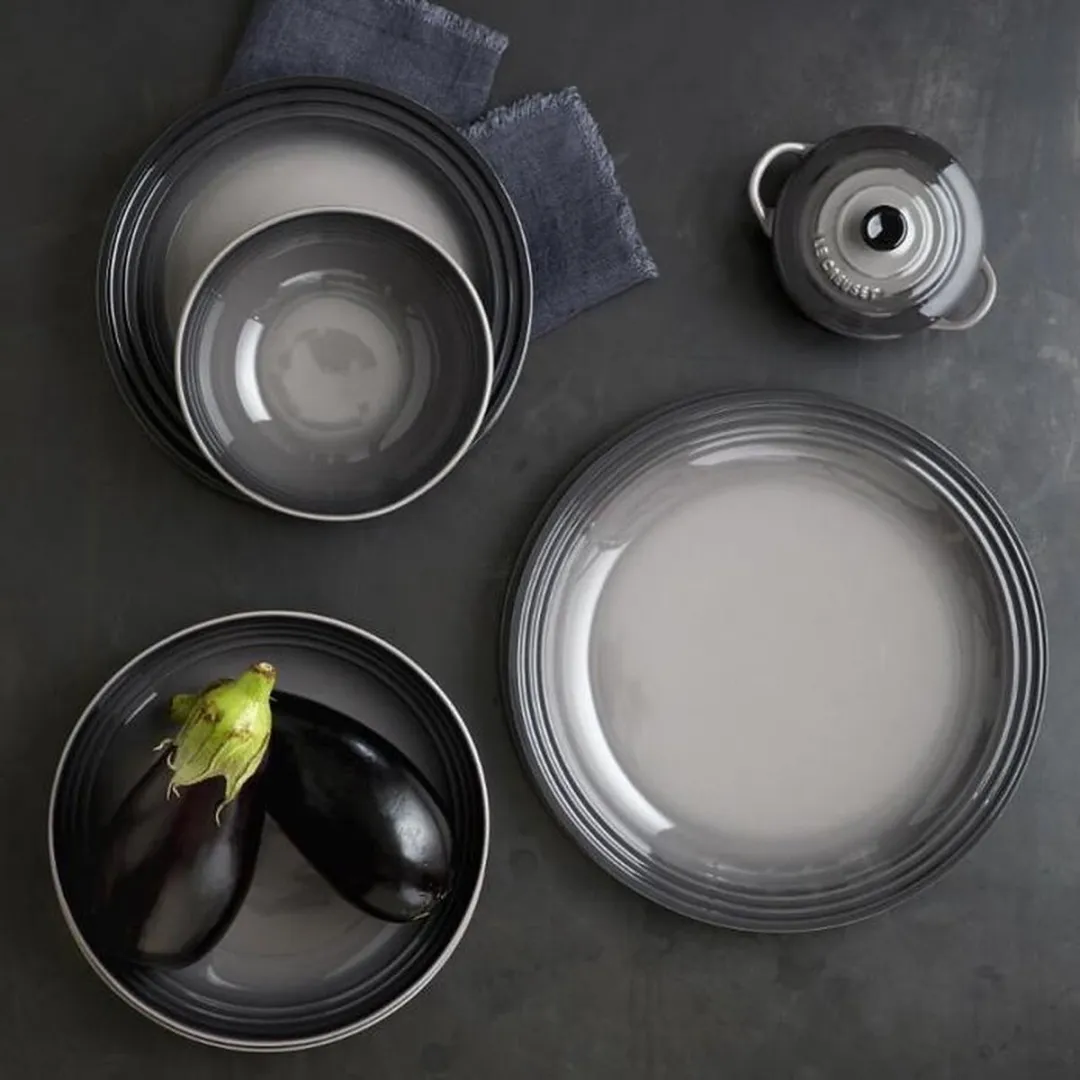 Le Creuset Ontbijtbord Mist Grey 22cm