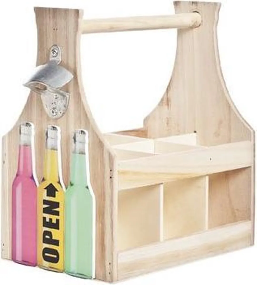 Cosy&Trendy Flessenrek Hout 6x0,5L