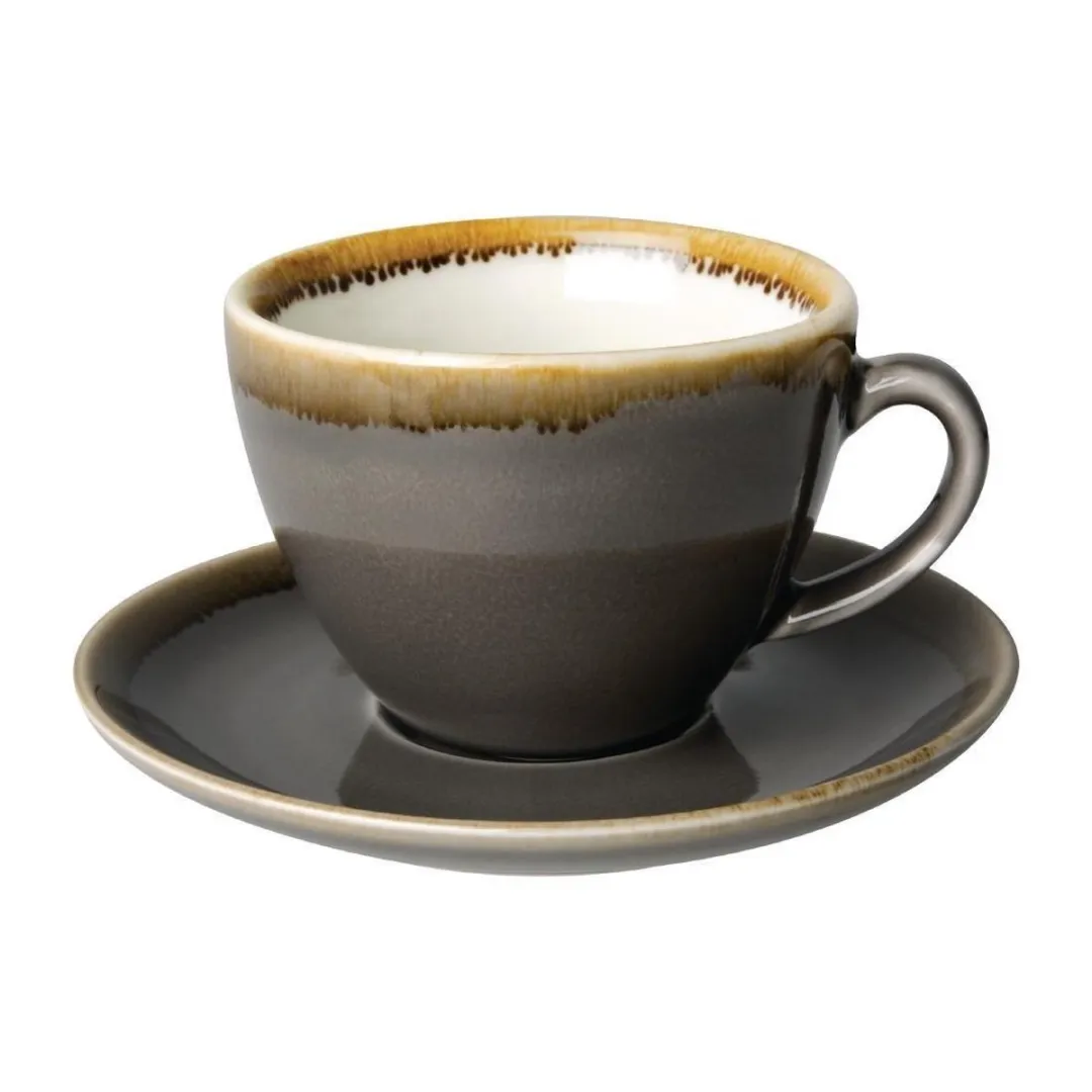 Olympia HC391 Cappuccinoschotels - 6 Stuks - 14cm Grijs