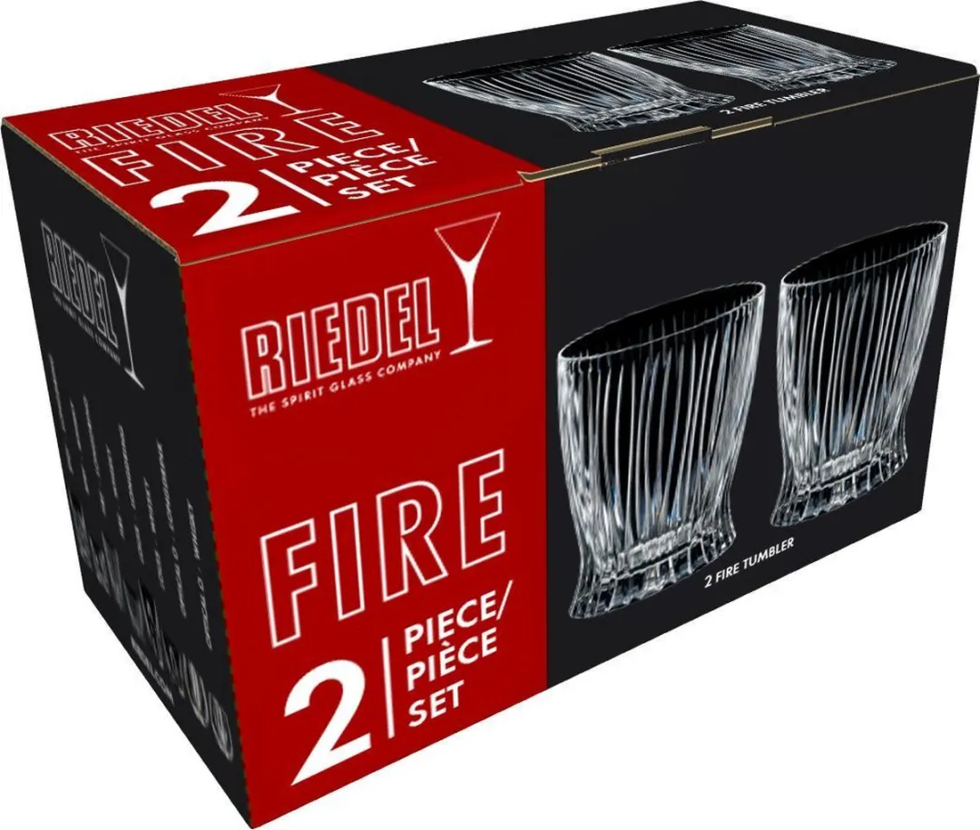 Riedel Whiskeyglas Fire - 2 Stuks