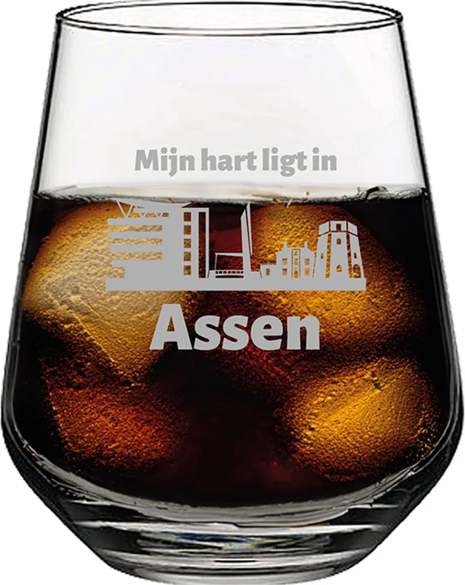 Pasabahce Gegraveerd Drinkglas 42,5cl - Assen
