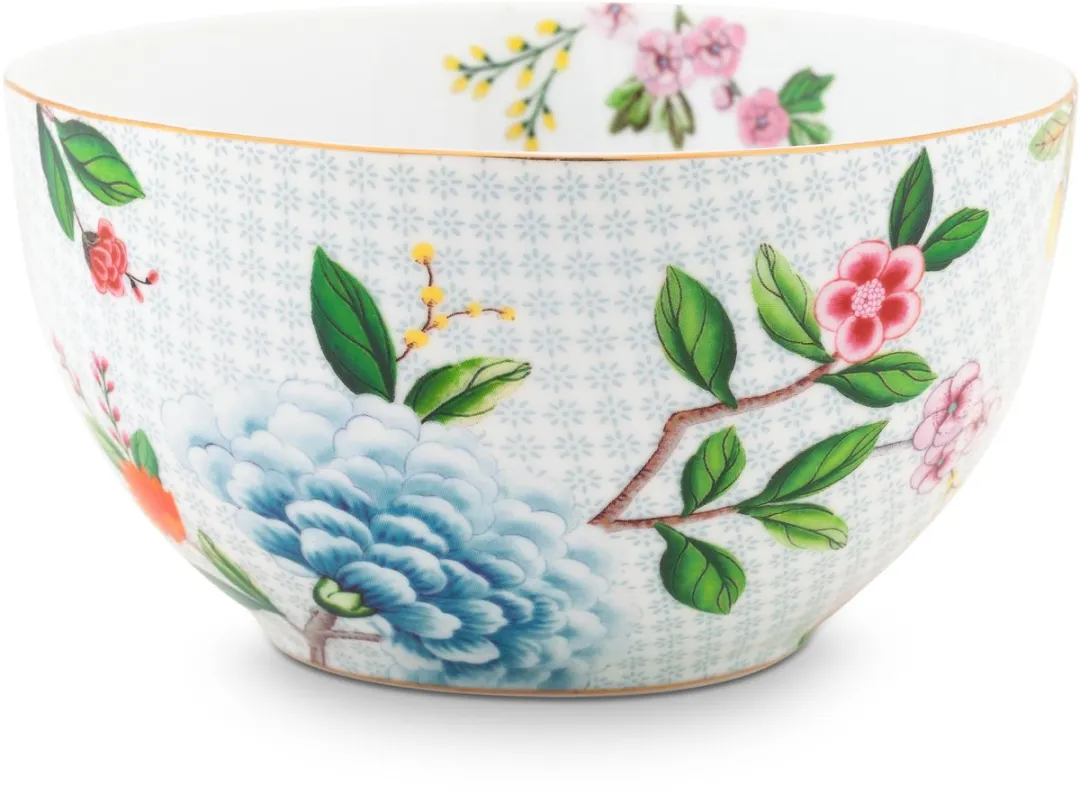 Pip Studio Blushing Birds Bowl Wit 15cm