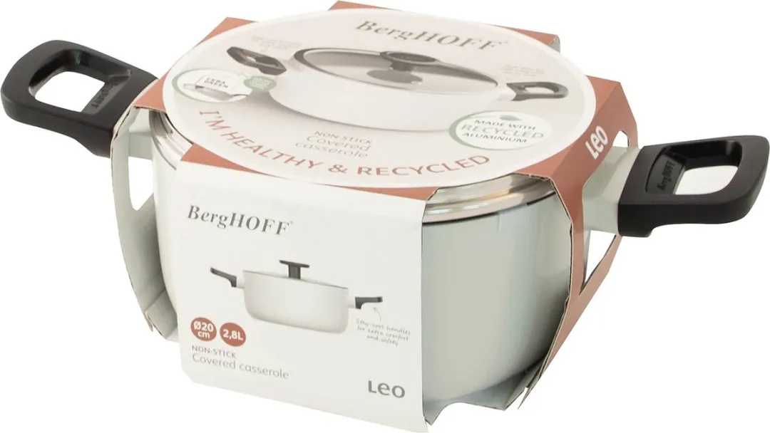 BergHOFF LEO Kookpot Glints Spirit 2.8L - Ø20cm - Wit - afbeelding 6 van 6