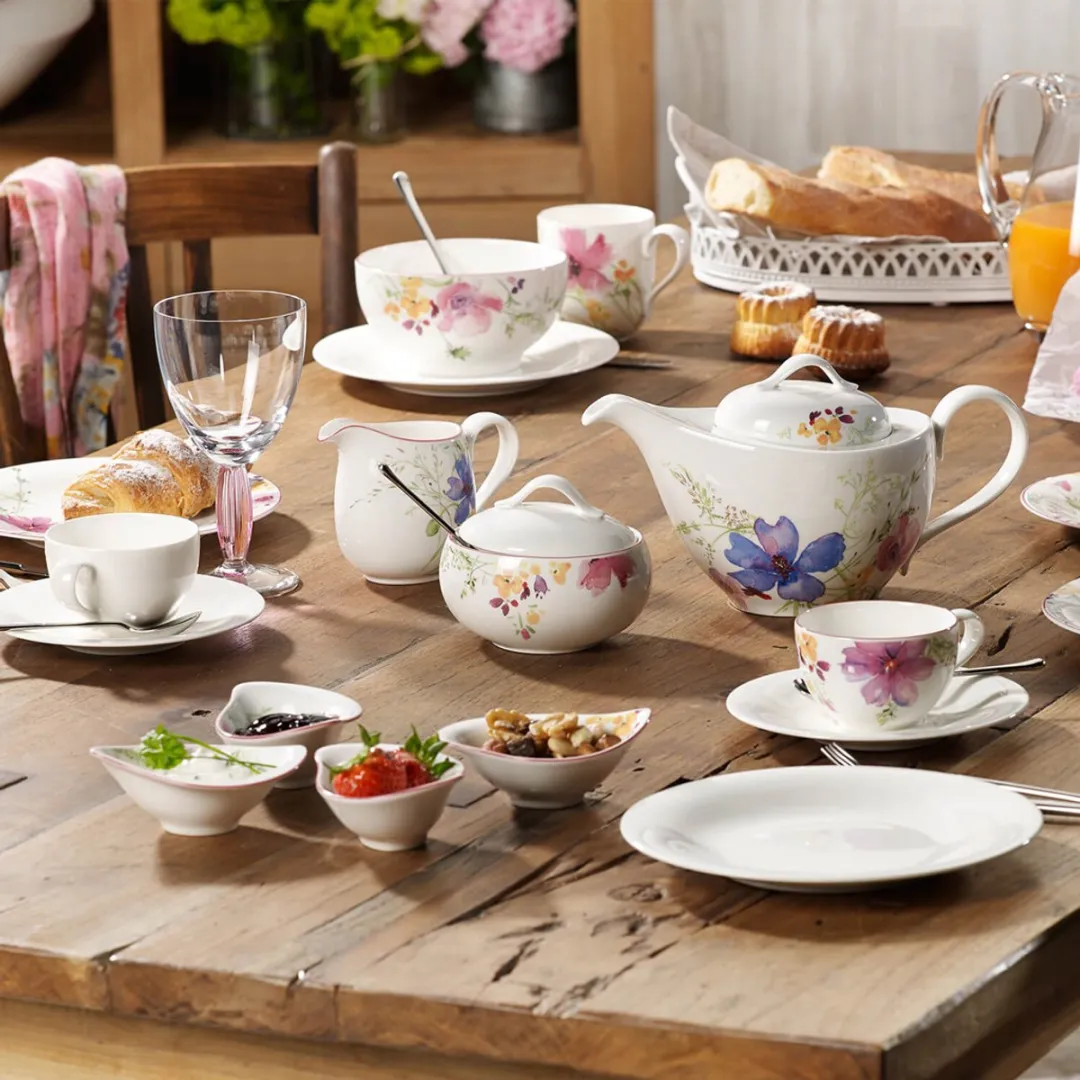 Villeroy & Boch Mariefleur Gris Theepot 1.2L - 5 Kopjes