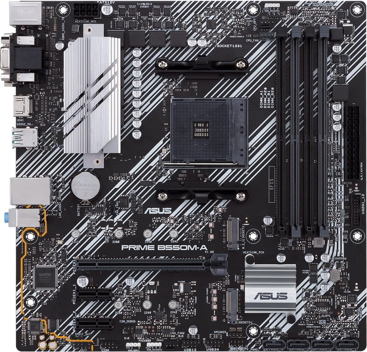 ASUS PRIME B550M-A Moederbord - Micro-ATX - AMD B550