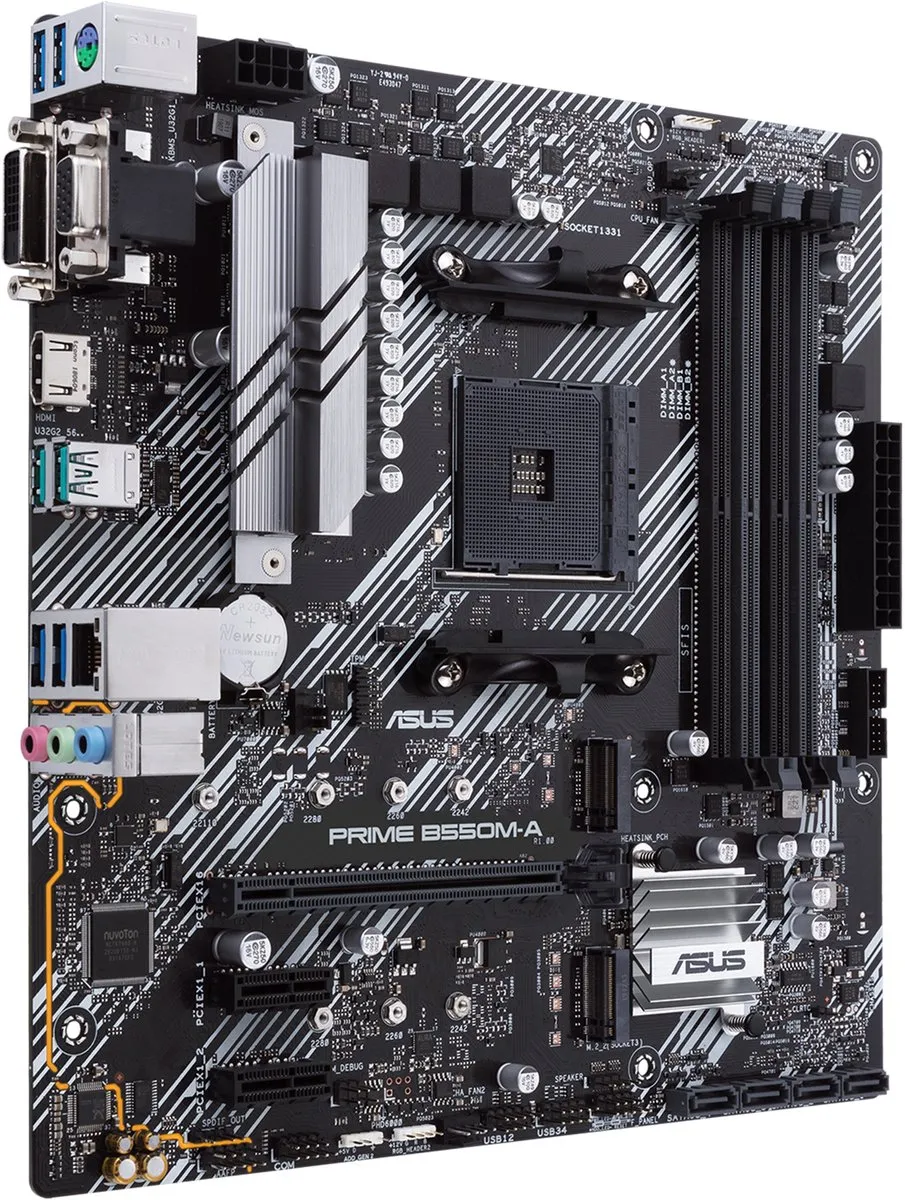 ASUS PRIME B550M-A Moederbord - Micro-ATX - AMD B550 - afbeelding 6 van 6