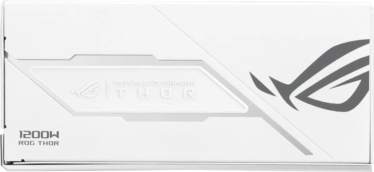 ASUS ROG THOR 1200P3 1200W Gaming Voeding - Wit