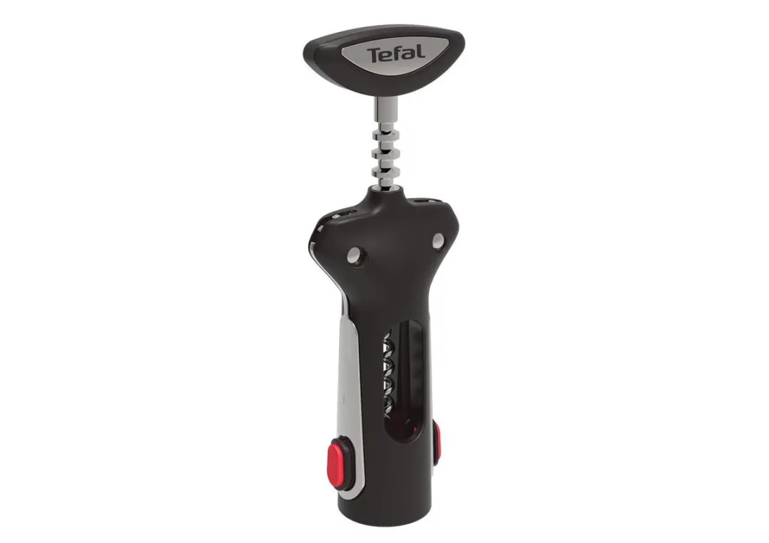 Tefal Ingenio K20734 Kurkentrekker - RVS - Rood/Zwart