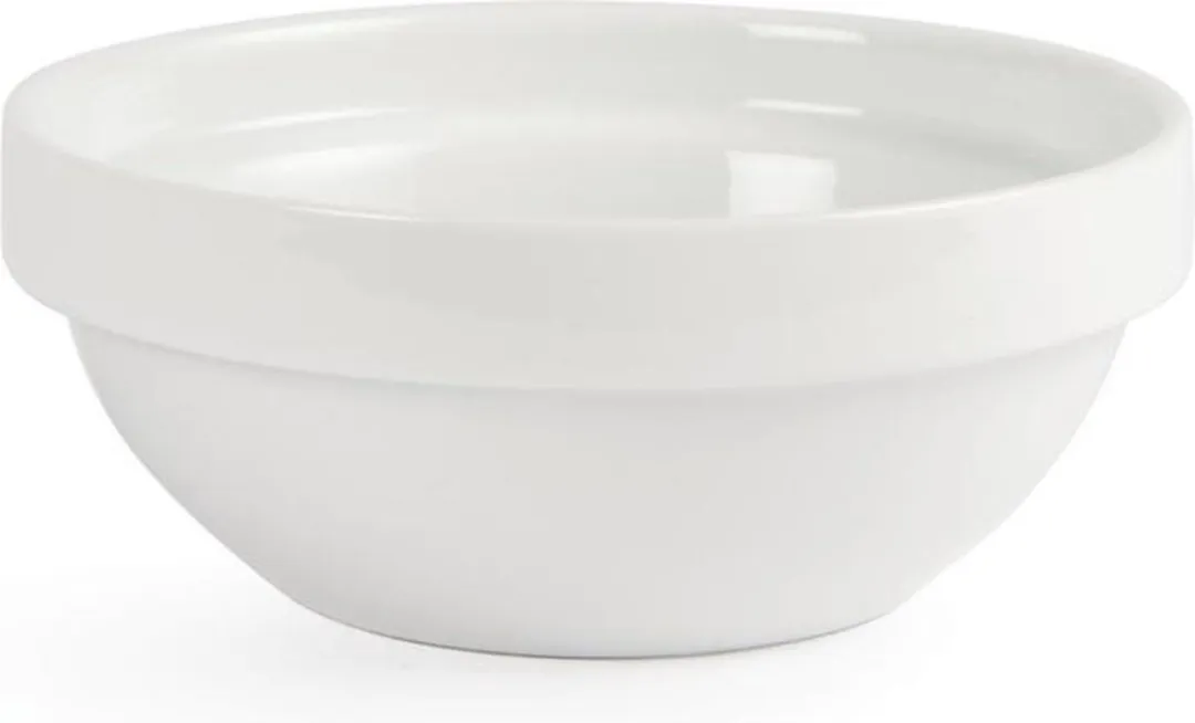 Olympia CF354 Stapelbare Kom - 13cm - Wit