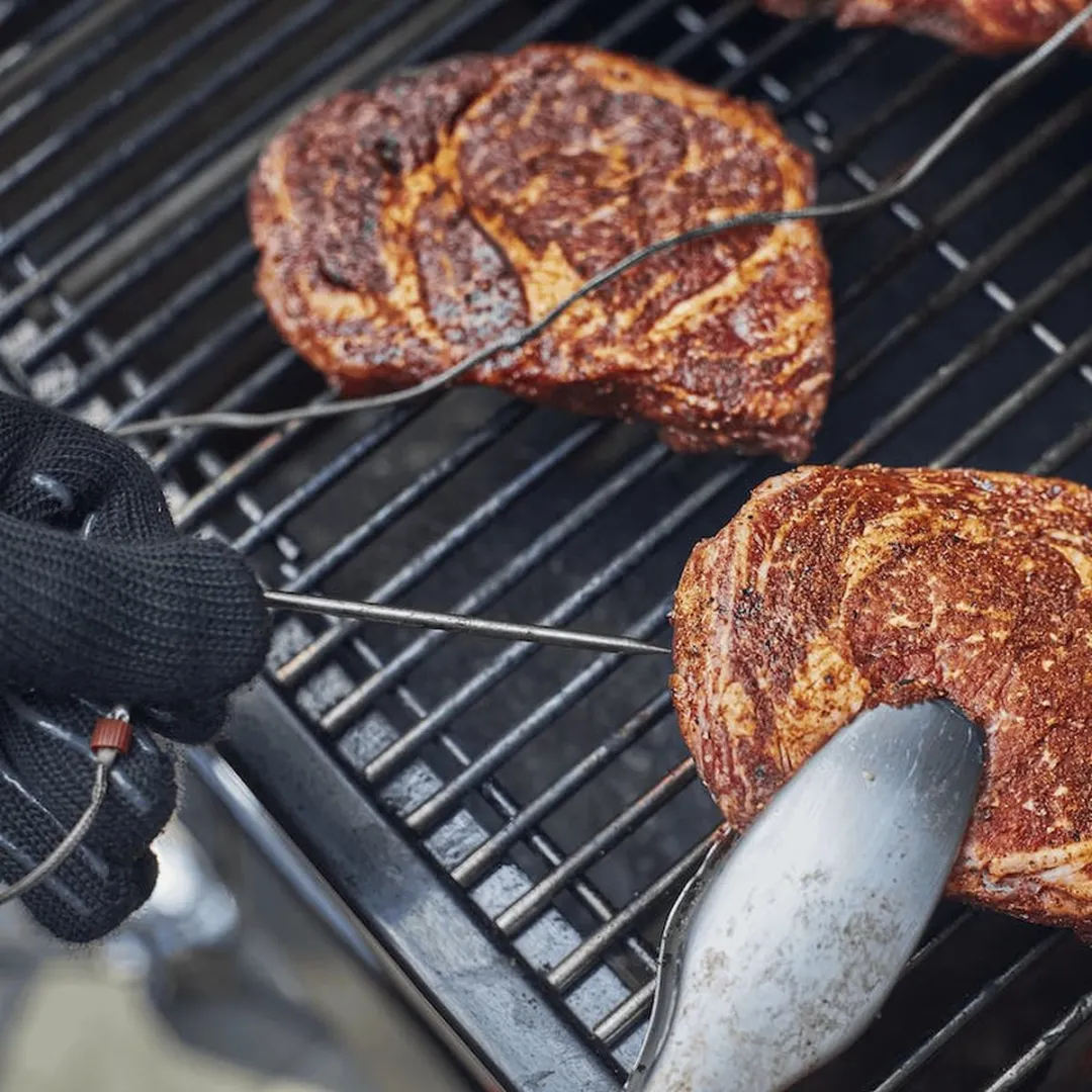 Weber SmokeFire EX6 GBS Barbecue - Zwart - afbeelding 4 van 6