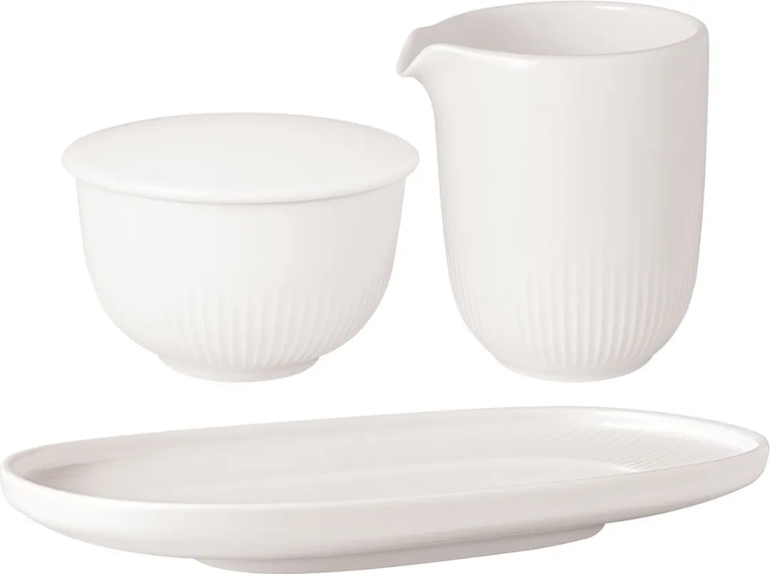 Villeroy & Boch Afina Melk- en Suikerset - 2 Stuks