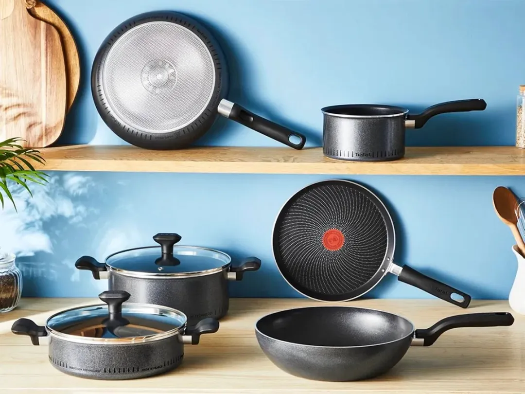 Tefal So Light Koekenpan 32cm - Inductie - Blauwgrijs
