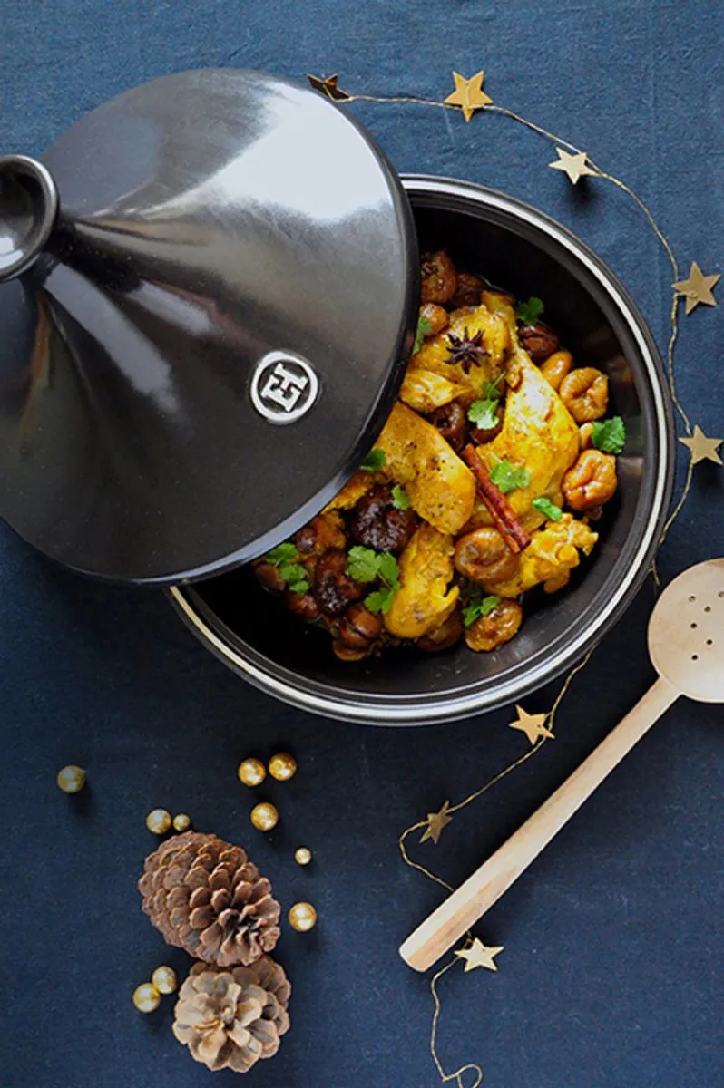 Emile Henry Tajine E-box - Ø270mm - Fusain