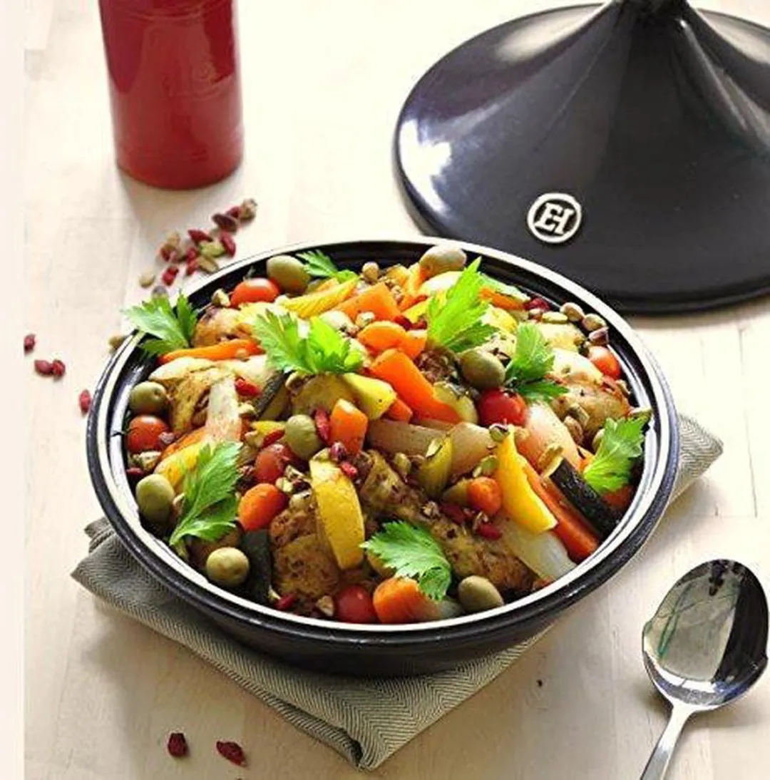 Emile Henry Tajine E-box - Ø270mm - Fusain