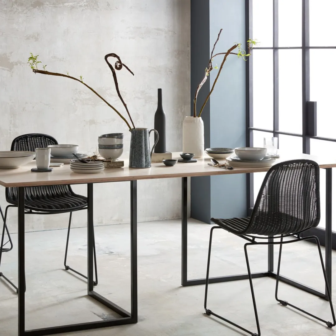 Denby | Studio Grey White Coupe Bord Medium ø 21 cm - Bord