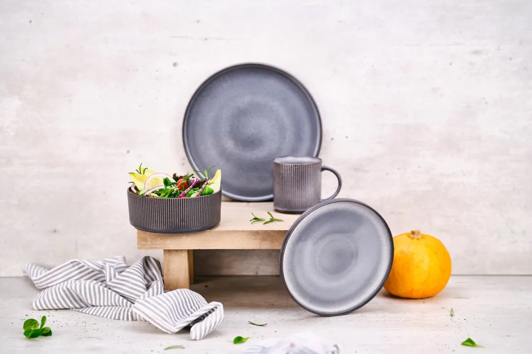 Cosy&Trendy Sauvage Plat Bord D27cm - Grijs
