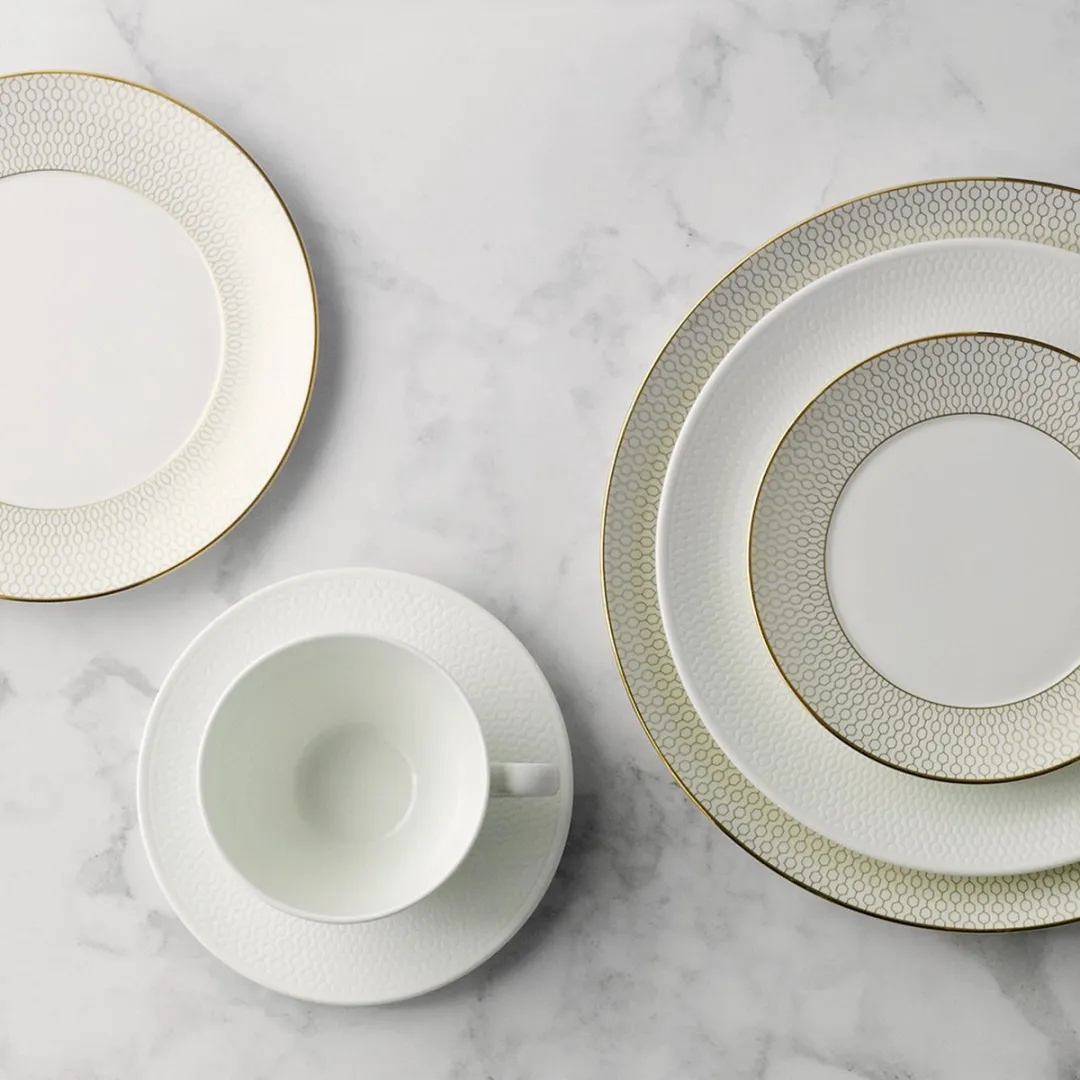 Wedgwood Dinerbord Arris 28cm - Wit
